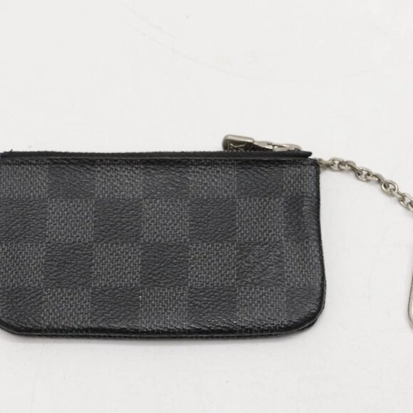 Louis Vuitton Damier Graphite Key Pouch - Black - Picture 1 of 13
